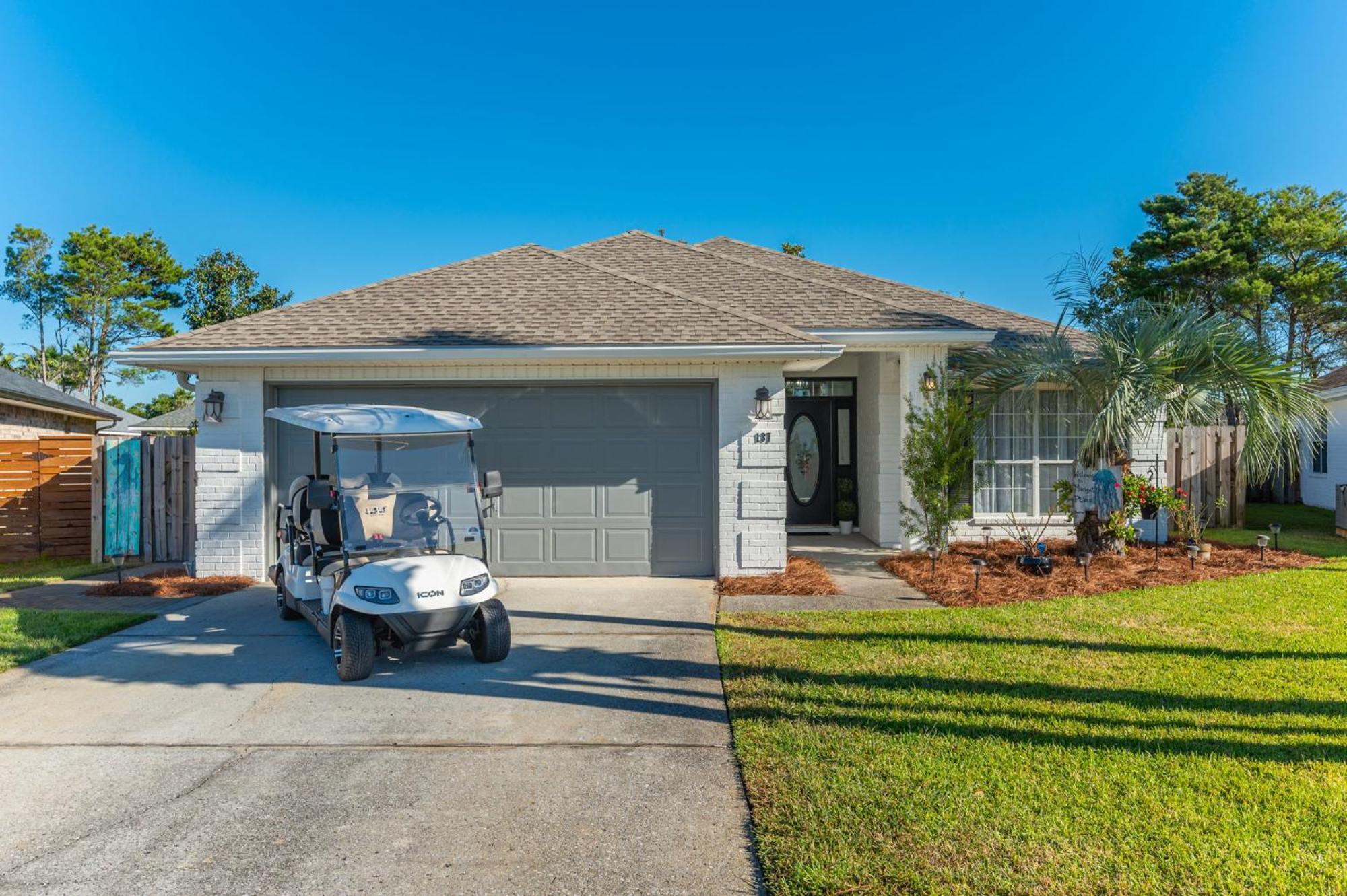 Beautiful Pet Friendly Home! New Tropical Pool, Opt Golf Cart And Pool Heat, Minutes To Beach Дестин Екстериор снимка